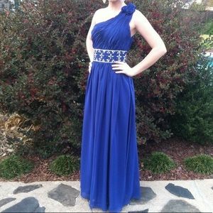 Beautiful One Shoulder Prom/ Bridesmaid Dress